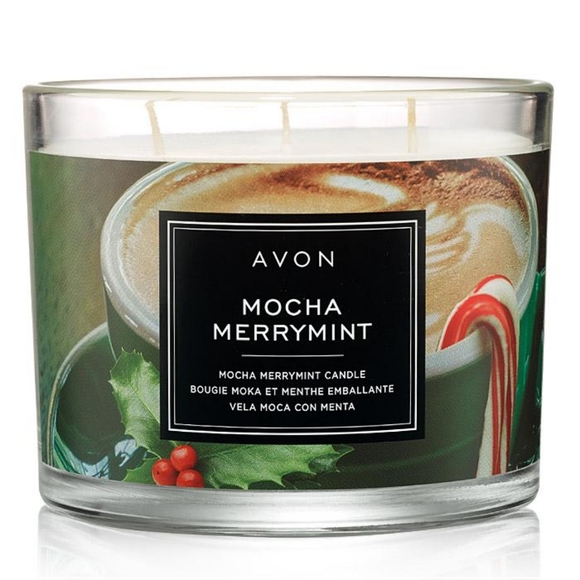 Sold-Mocha Merrymint Candle - Picture 1 of 4